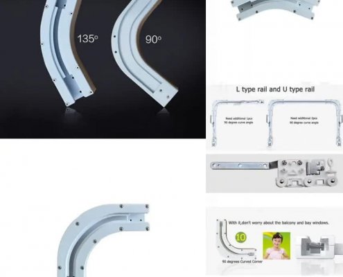 Curtain Track Angle 90 - 135 - functions